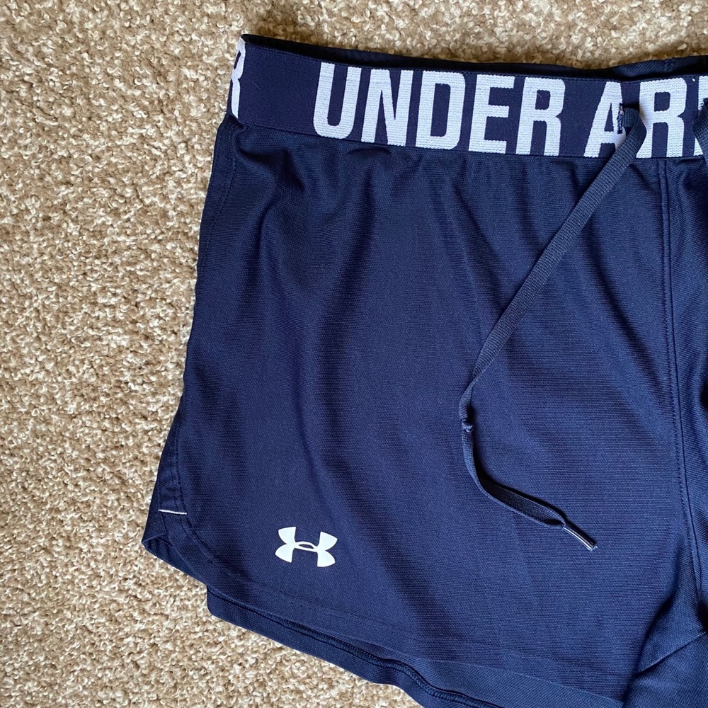 Navy Under Armor Shorts - Picture 3 of 4
